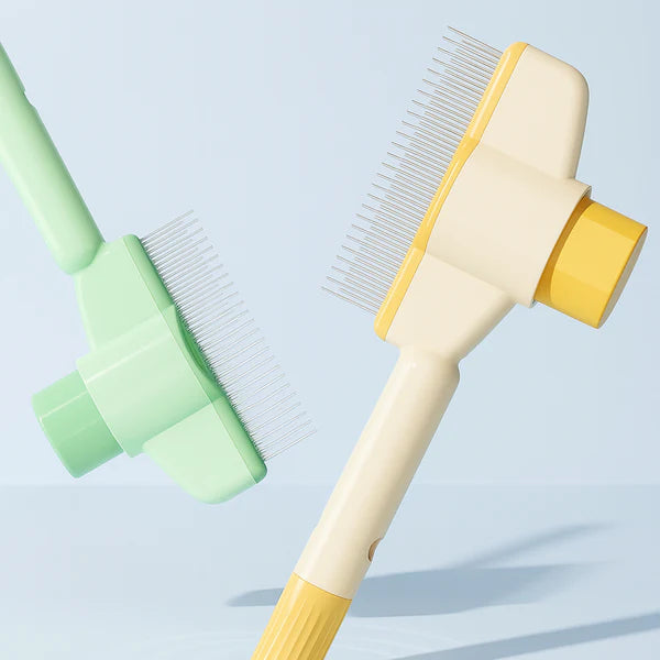 Self-Cleaning Pet Grooming Brush – Gently Removes Loose Hair & Dirt