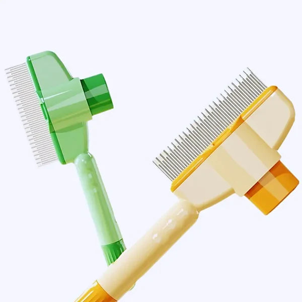 Self-Cleaning Pet Grooming Brush – Gently Removes Loose Hair & Dirt