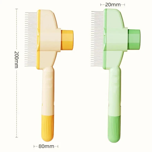 Self-Cleaning Pet Grooming Brush – Gently Removes Loose Hair & Dirt
