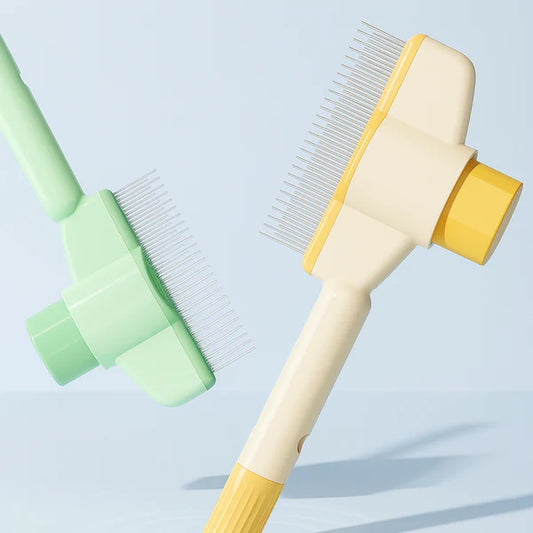 Self-Cleaning Pet Grooming Brush – Gently Removes Loose Hair & Dirt
